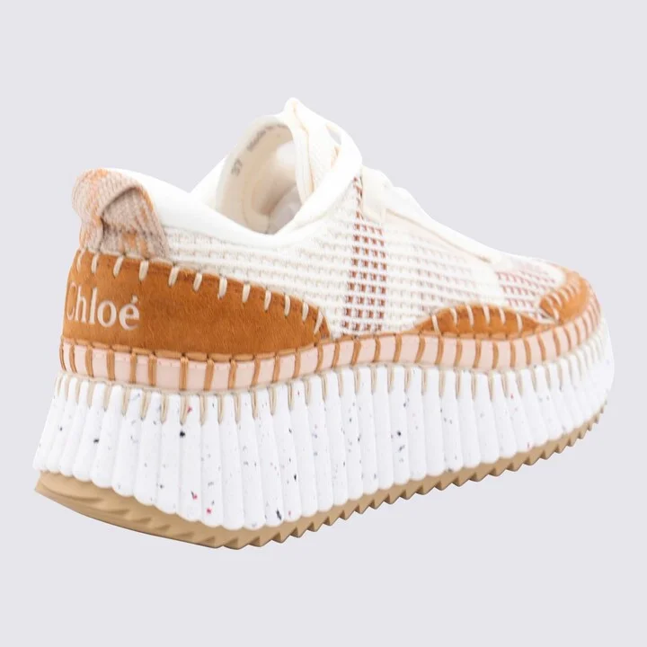 Chloé Brown Nama Sneakers - Image 3