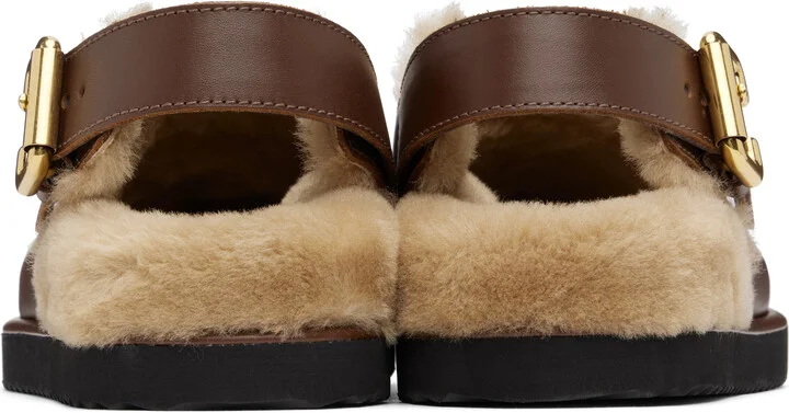 Chloé Brown Nil Mules - Image 2