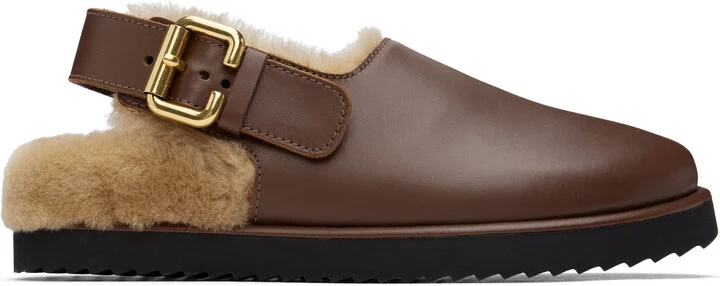 Chloé Brown Nil Mules
