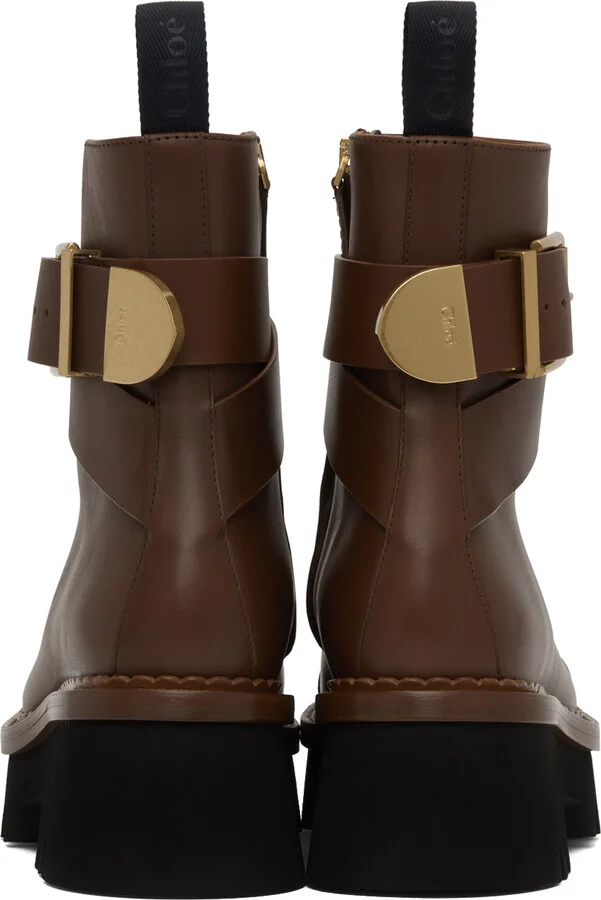 Chloé Brown Owena Boots - Image 2
