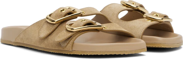 Chloé Brown Polly Sandals - Image 4