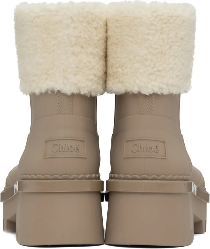 Chloé Brown Raina Boots - Image 2