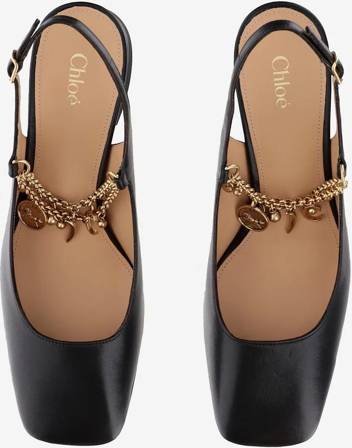 Chloé Charms Slingback Pumps - Image 2