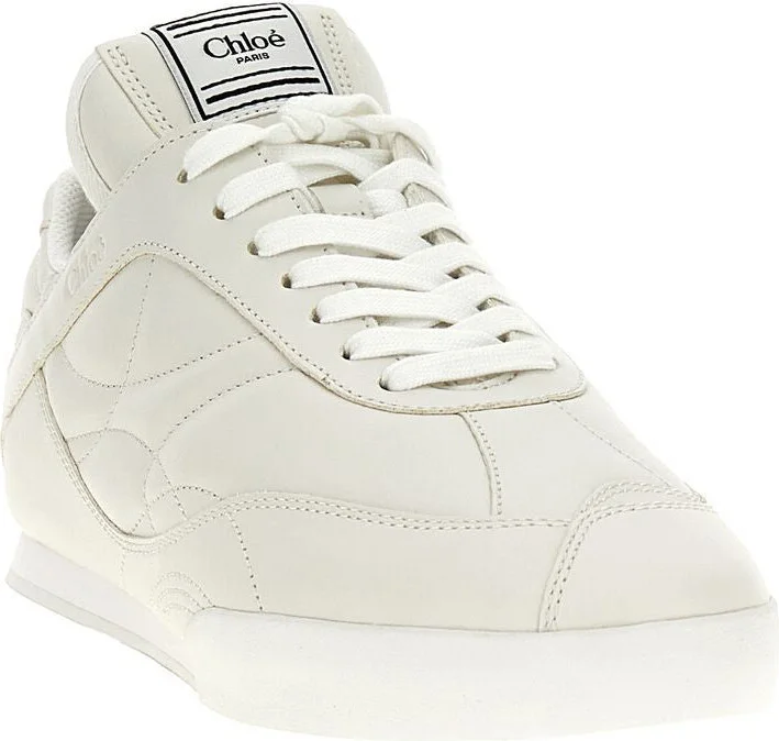 Chloé Chloé Kick Leather Sneakers - Image 3