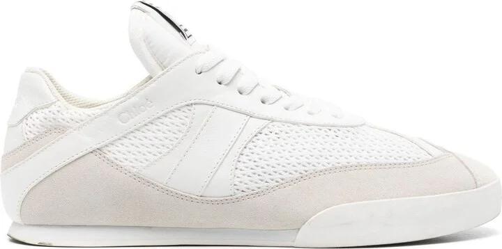 Chloè Chloè Kick Suede And Recycled Tissue Sneakers