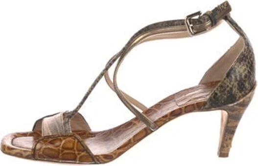 Animal Print, Brown, Metallic