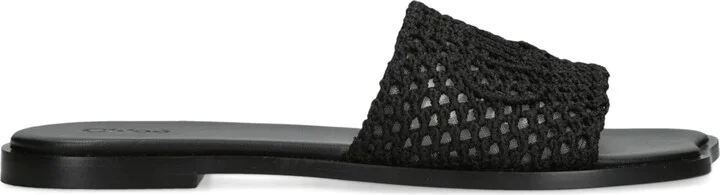 Chloé Crochet Soleil Slides