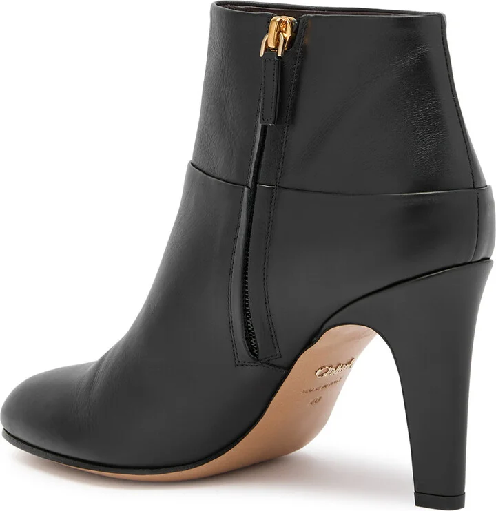 Chloe Eve 90 Leather Ankle Boots - Image 2