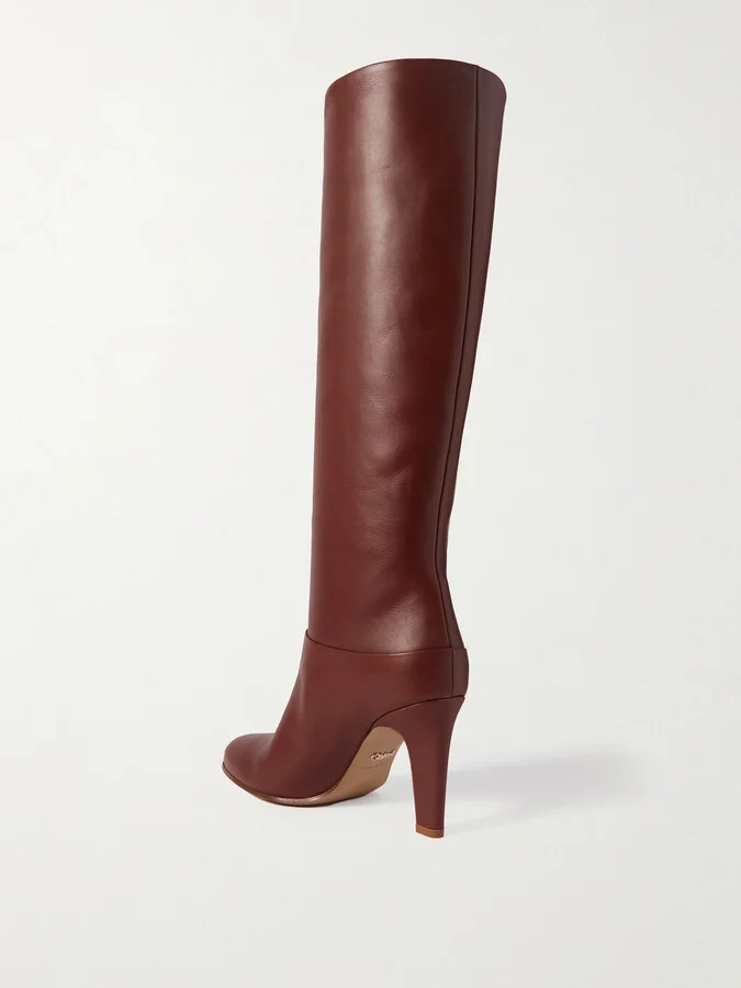 Chloé - Eve Leather Boots - Brown - Image 3