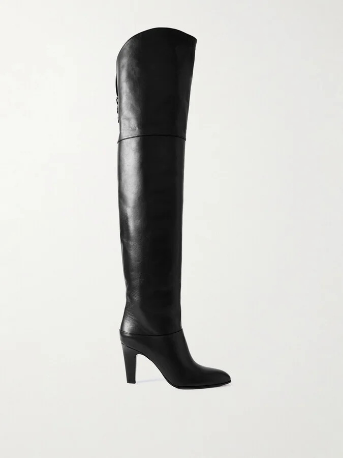 Chloé - Eve Leather Over-the-knee Boots - Black