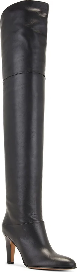 Chloe Eve Thigh High Boot in Black - Image 2