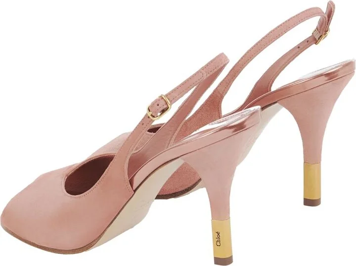 Chloé Flower Heeled Sandals Shoes - Image 2
