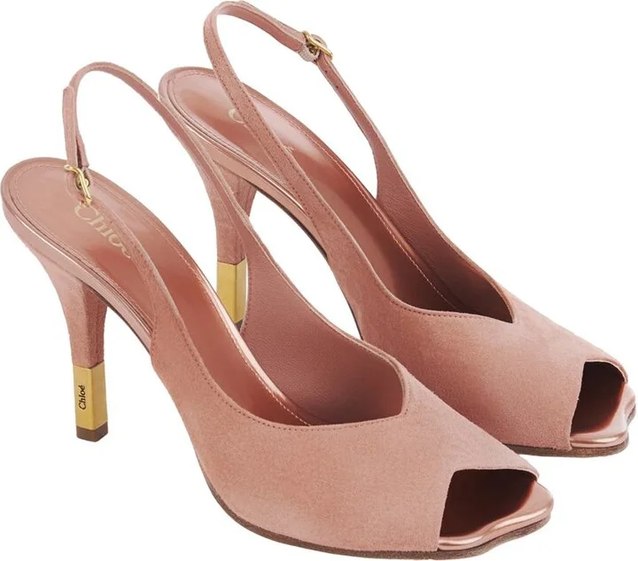 Chloé Flower Heeled Sandals Shoes - Image 3