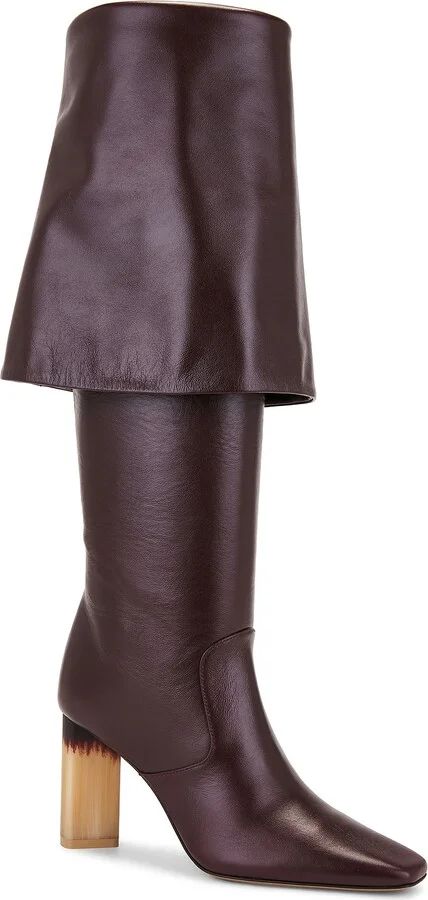 Chloe Georgia Boot in Red - Image 2