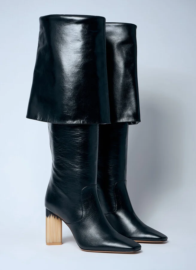Chloé Georgia Heeled Boots - Woman Boots Black Eu - 40 - Image 2