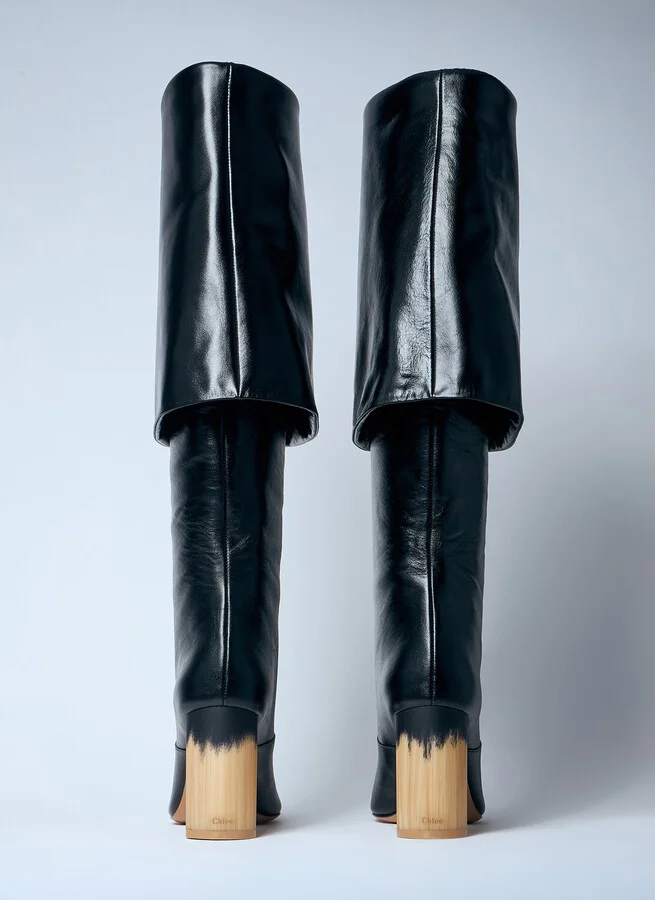 Chloé Georgia Heeled Boots - Woman Boots Black Eu - 40 - Image 6