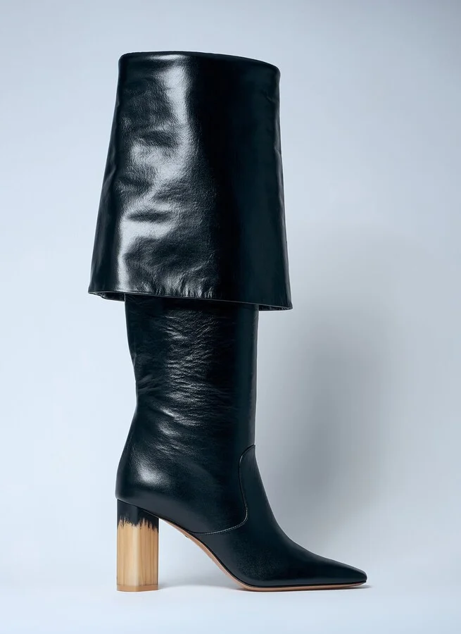 Chloé Georgia Heeled Boots - Woman Boots Black Eu - 40