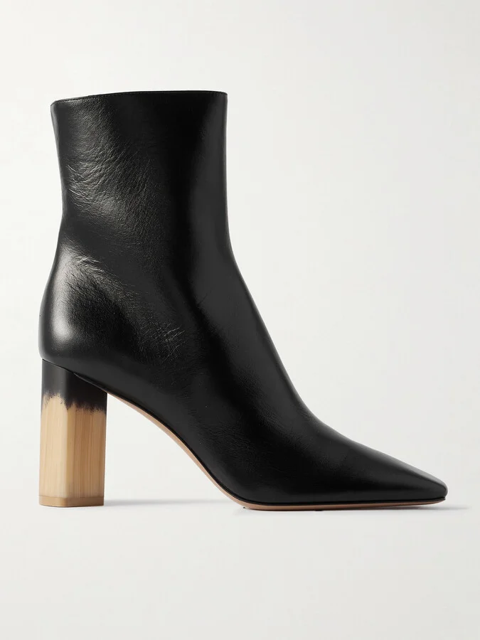 Chloé - Georgia Leather Ankle Boots - Black