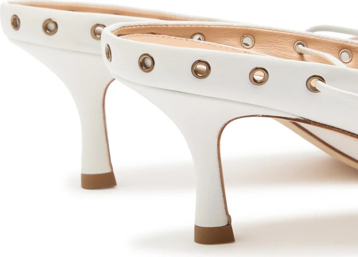 Chloe Ghilies Tie-up Leather Sandals - Image 4
