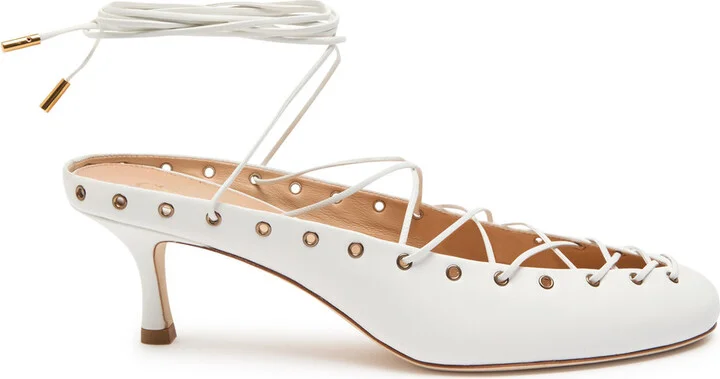 Chloe Ghilies Tie-up Leather Sandals