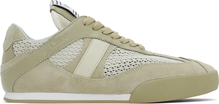 Chloé Green 'Chloé' Kick Sneakers