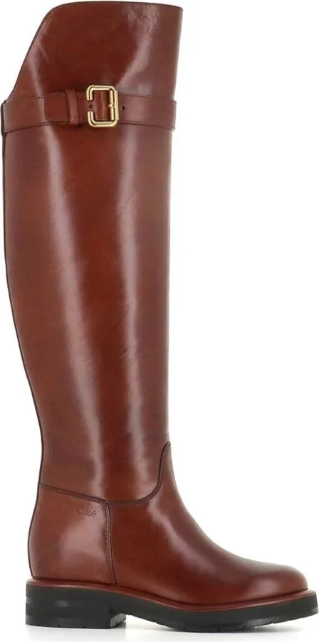 Chloé High Coddington Boots Shoes