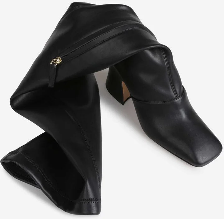 Chloé High Leather Boots - Image 4