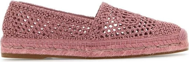 Chloé Isla Logo Detailed Slip-On Espadrilles
