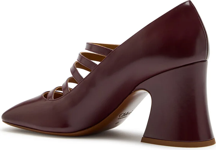 Chloe Janis 80 Multi-strap Leather Pumps - Image 2