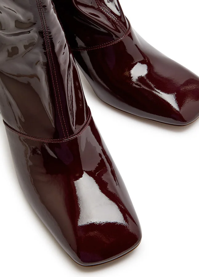 Chloe Janis Glossed-leather Over-the-knee Boots - Image 3