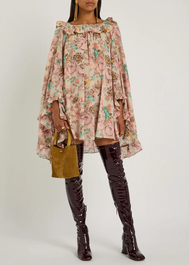 Chloe Janis Glossed-leather Over-the-knee Boots - Image 6