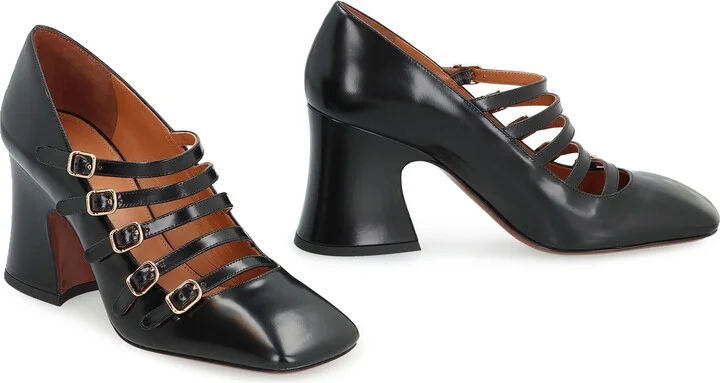 Chloé Janis Leather Pumps - Image 3