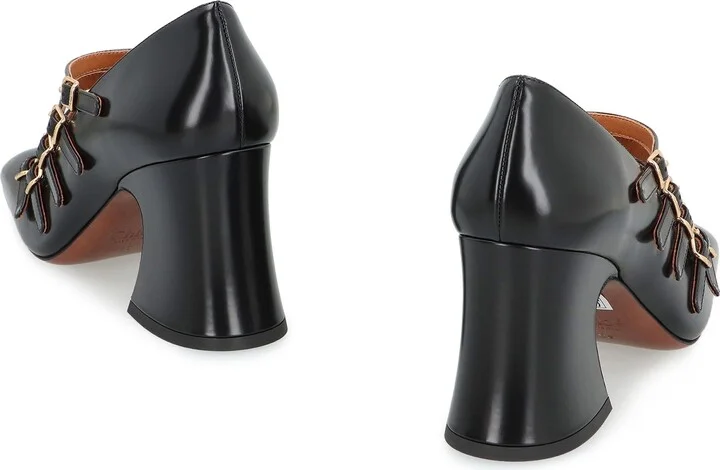 Chloé Janis Leather Pumps - Image 4