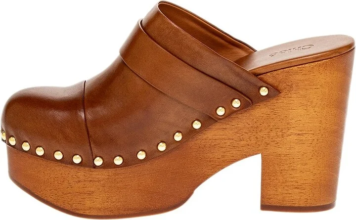 Chloé Jeannette Leather Wedge Clog - Image 2