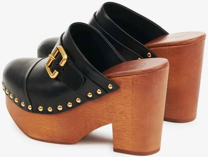 Chloé Jeannette Wedge Clogs - Image 5