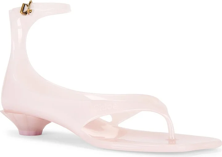 Chloe Jelly Sandal in Blush - Image 2