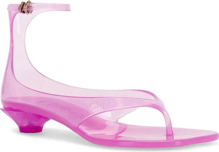 Chloe Jelly Sandal in Pink - Image 2