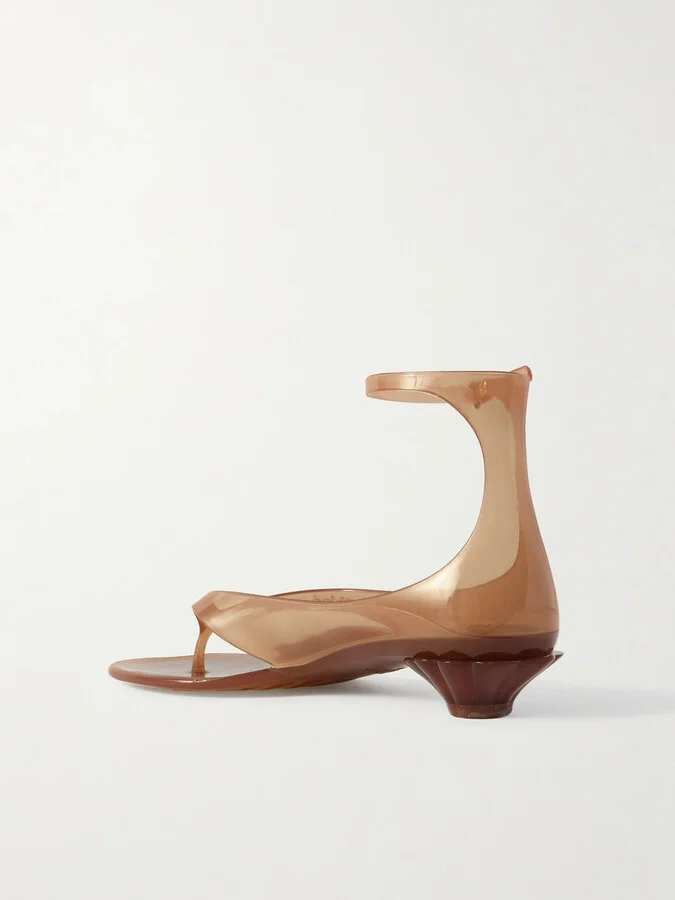 Chloé - Jelly Tpu Sandals - Brown - Image 3