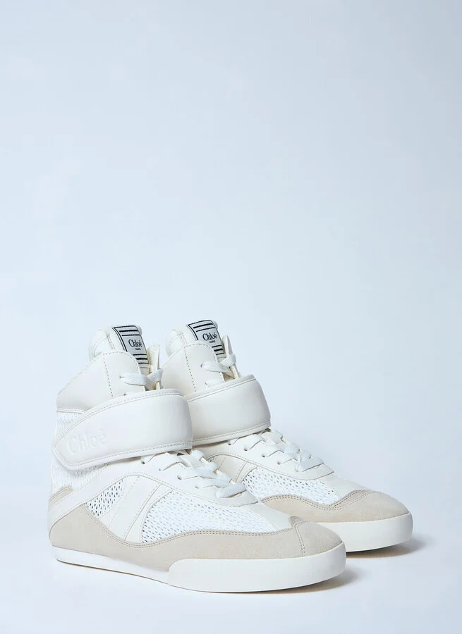 Chloé Kick High-top Sneakers - Woman Sneakers White Eu - 39 - Image 2