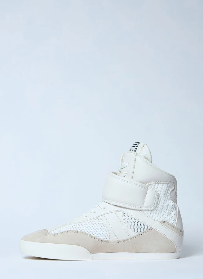 Chloé Kick High-top Sneakers - Woman Sneakers White Eu - 39 - Image 4