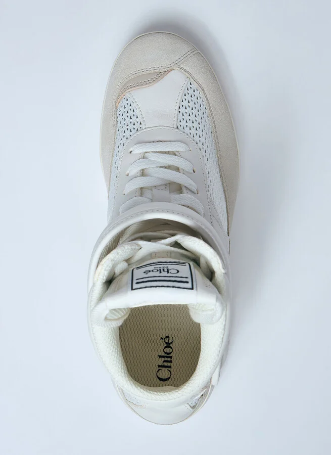 Chloé Kick High-top Sneakers - Woman Sneakers White Eu - 39 - Image 5