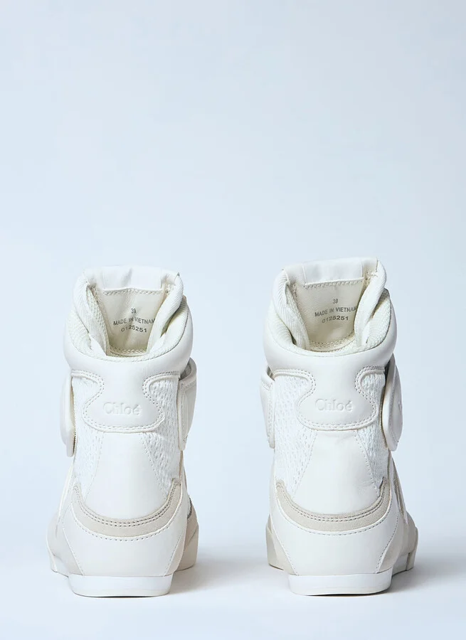 Chloé Kick High-top Sneakers - Woman Sneakers White Eu - 39 - Image 6