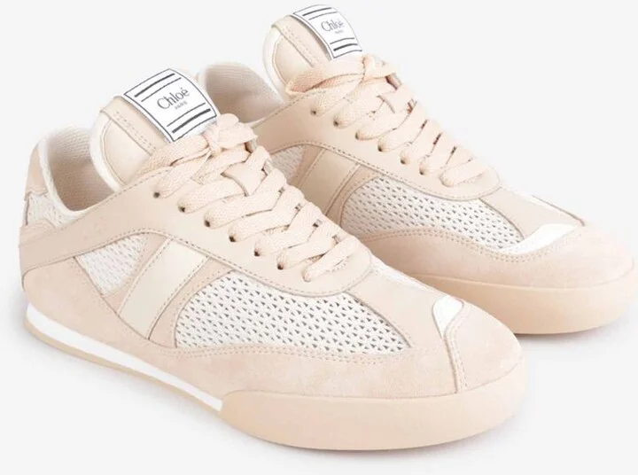 Chloé Kick Leather Sneakers - Image 2
