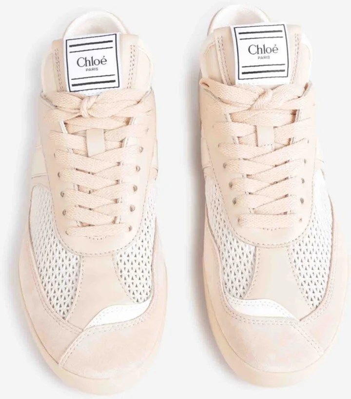 Chloé Kick Leather Sneakers - Image 3