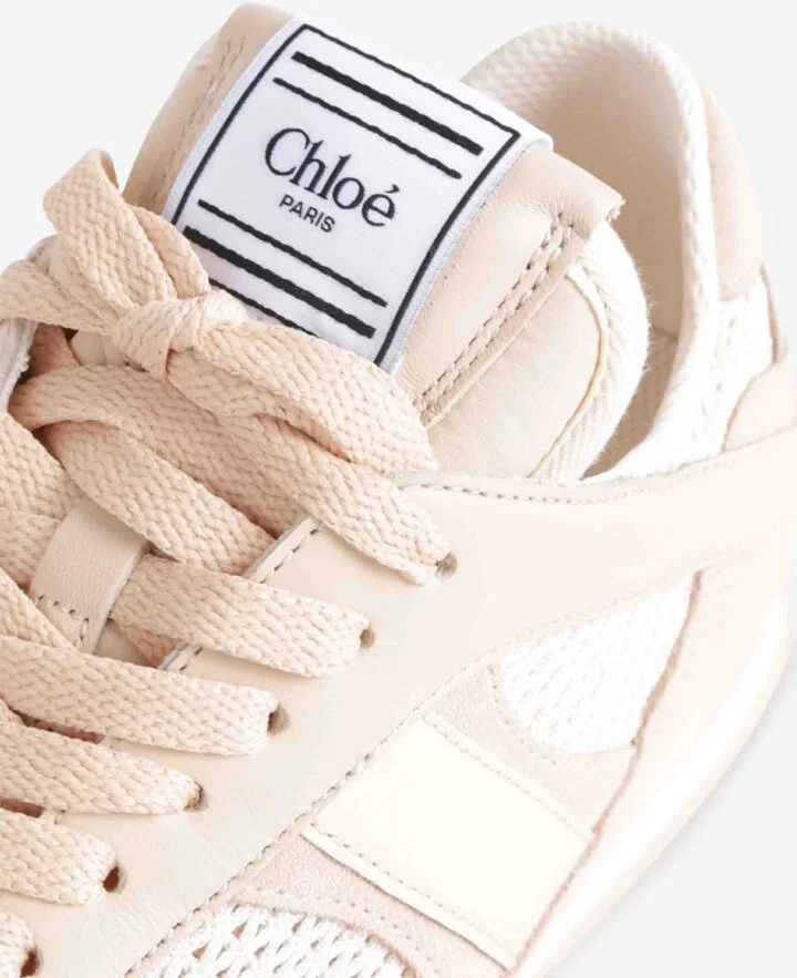 Chloé Kick Leather Sneakers - Image 5