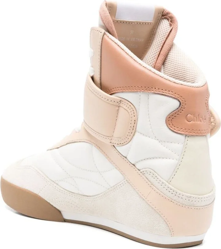 Chloé Kick Leather Sneakers - Image 2