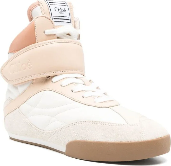 Chloé Kick Leather Sneakers - Image 4