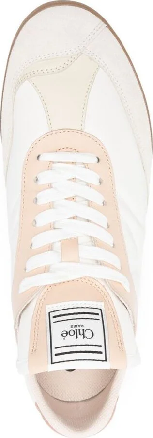 Chloé Kick Leather Sneakers - Image 4