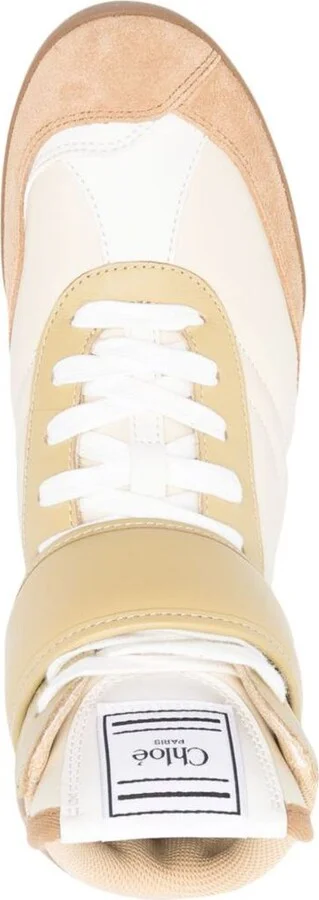 Chloé Kick Leather Sneakers - Image 3