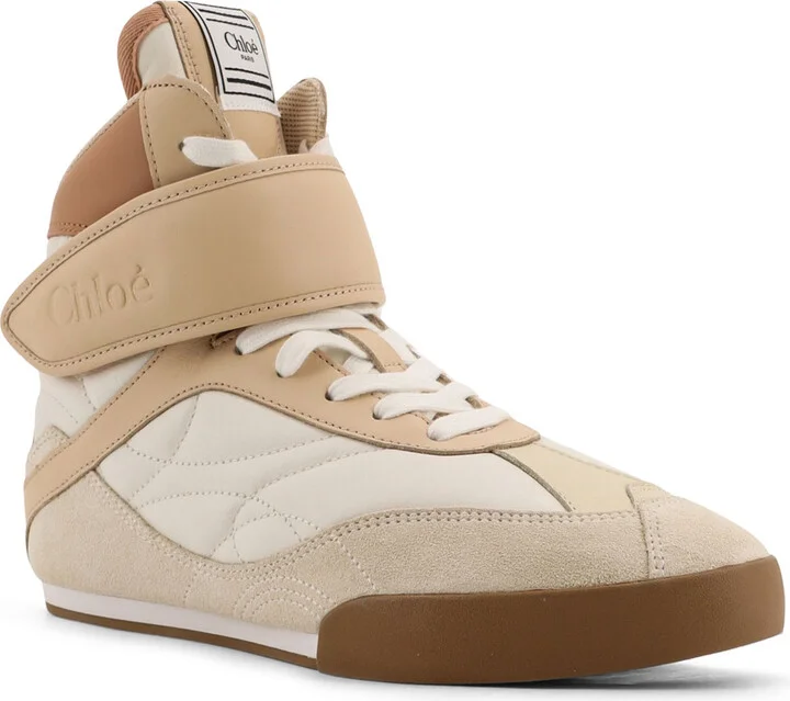 Chloé Kick Leather Sneakers - Image 2